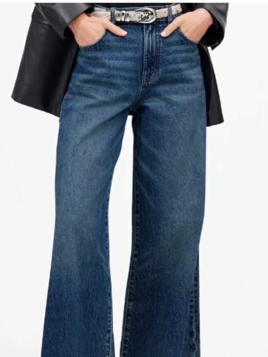 Madewell Denim - NWT Madewell Superwide-Leg Jeans Concho Wash Size 29